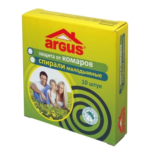 Спирали Argus, малодымные, 10шт