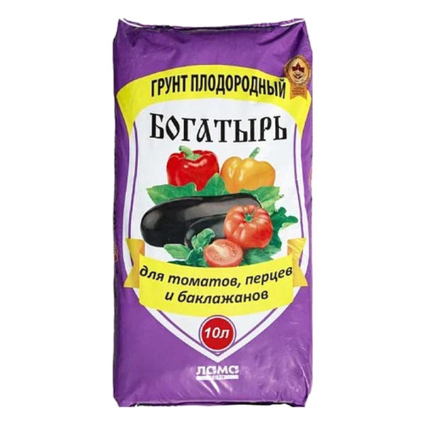 Грунт "Богатырь" Для томатов, перца и баклажанов, 10 л