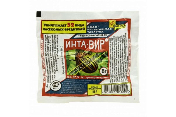 Инта Вир таблетка водорастворимая от комплекса вредителей, 8 гр