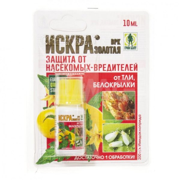 Искра Золотая, от комплекса вредителей, ТЭ, 1мл/10мл — изображение 2