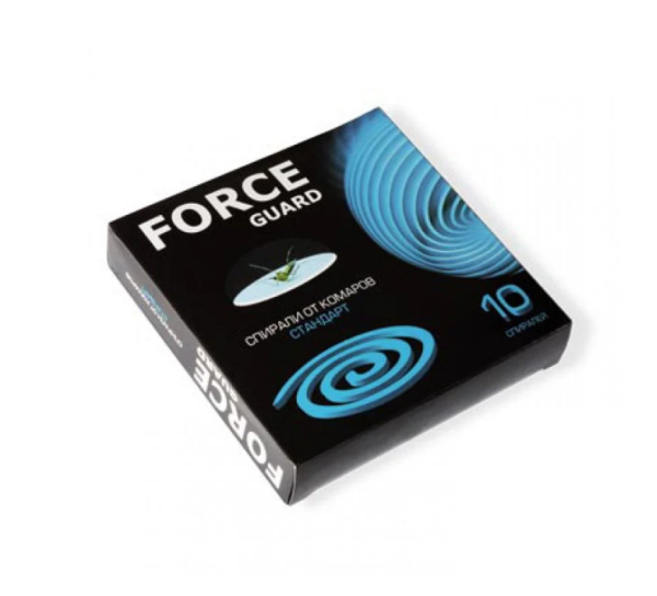 Спирали Force guard Стандарт, от комаров, синие