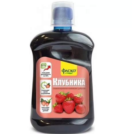 ЖКУ "Фаско" Клубника, орг-минер, 500 мл