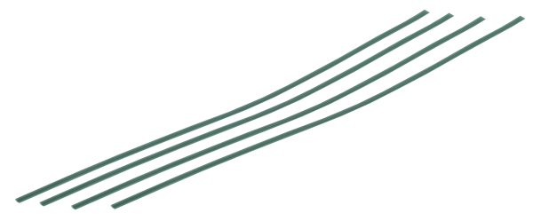 Подвязка для растений, 20см, 100шт, GA 3009 GREEN APPLE