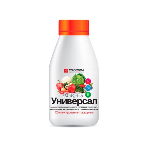 ЖКУ "Agree's" Универсал Овощи, 250мл, 1/40
