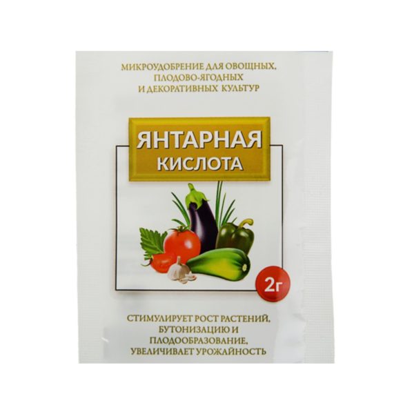 Янтарная кислота, 10г, Ортон