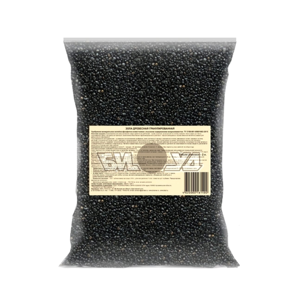 Зола древесная гранулированная "БИУД", 2 л