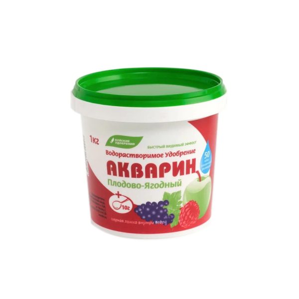 Удобрение мин-ое "БХЗ" Акварин Плодово-ягодный, 1кг, водораст-ое