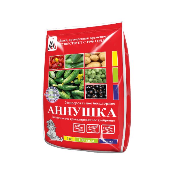 Удобрение универсальное Аннушка, 1кг