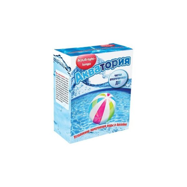 Акватория AQUA-light-longo, для устранения помутнения воды в бассейне, 500гр