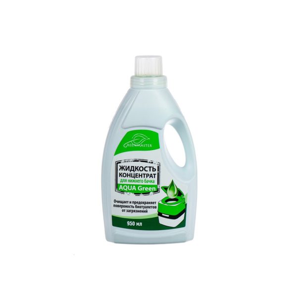 Средство для биотуалетов Greenmaster GreeN, для нижнего бачка, 950мл