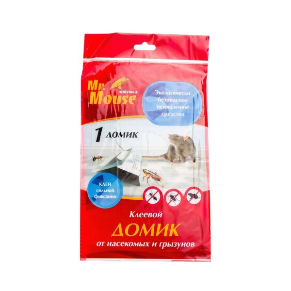 Домик клеевой Mr.Mouse, от грызунов, 1шт