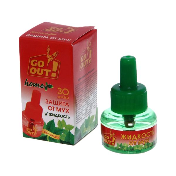GO OUT home жидкость от мух к фумигатору, 30мл
