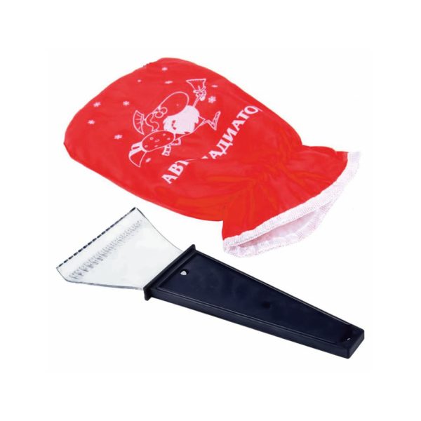 Скребок для авто с варежкой 31*16,5см