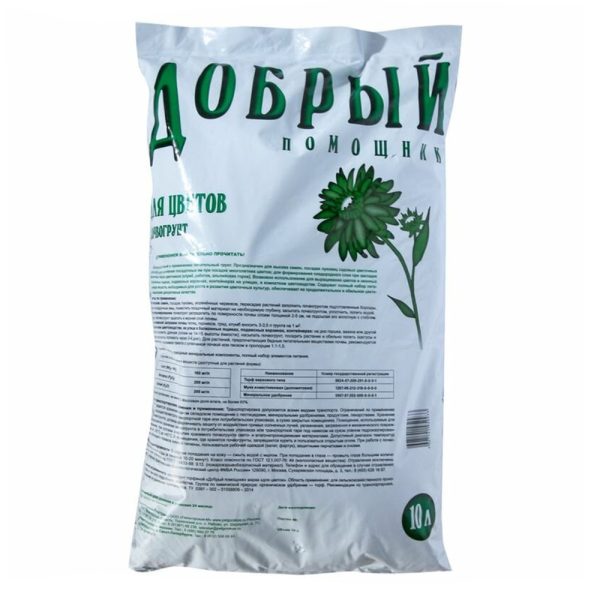Грунт "Добрый помошник" для овощей, 10л
