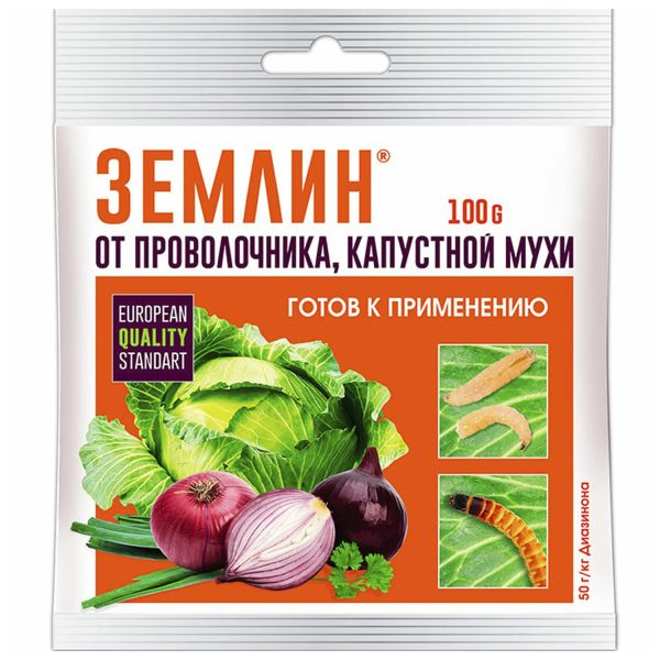 Землин, от проволочника и почвенных вредителей, 100 гр