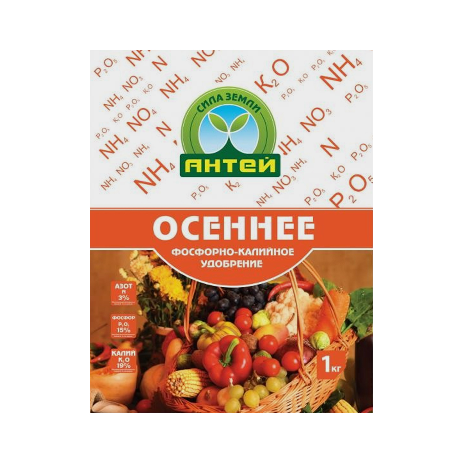 Удобрение Антей, фосфорно-калийное, осеннее, 1 кг