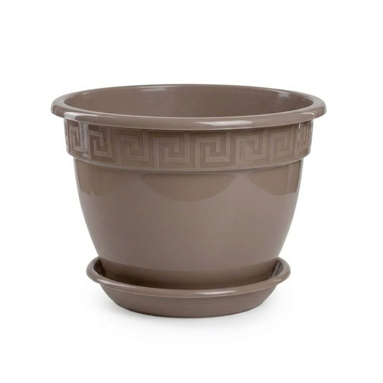 Без имени-Кашпо АНТИК 1.6л, фраппе, с поддоном