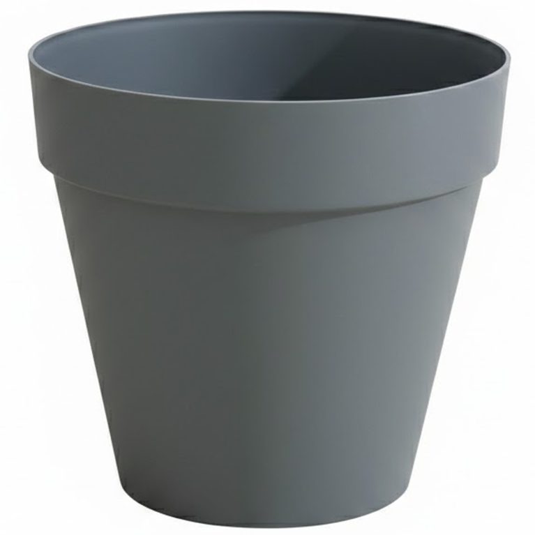 Горшок для цветов со вставкой 10 л d-28 см ,H-26,2 см TARRAGON серый