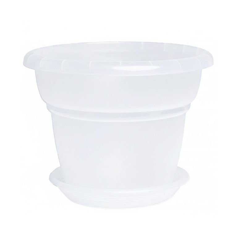 Горшок Милано 1,6л прозрачный