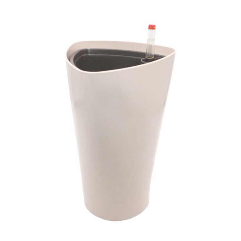 Кашпо 1008 Белая Глина с АВТОполивом