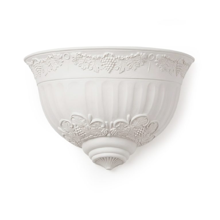 Кашпо АНГАРА настенное белое d=260 (Ангарск)