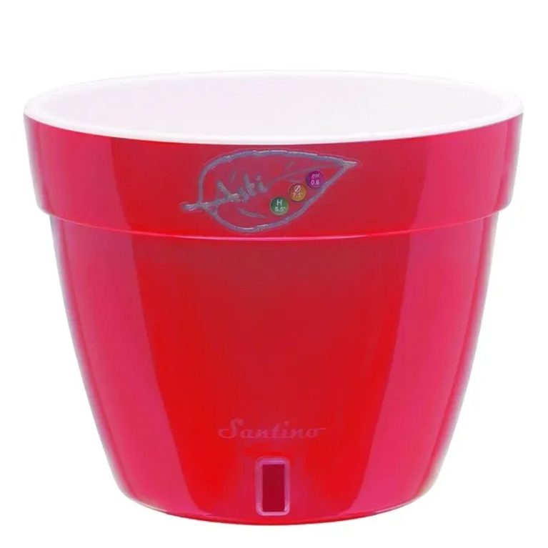 Кашпо АСТИ 9,5 л (красно-белый)