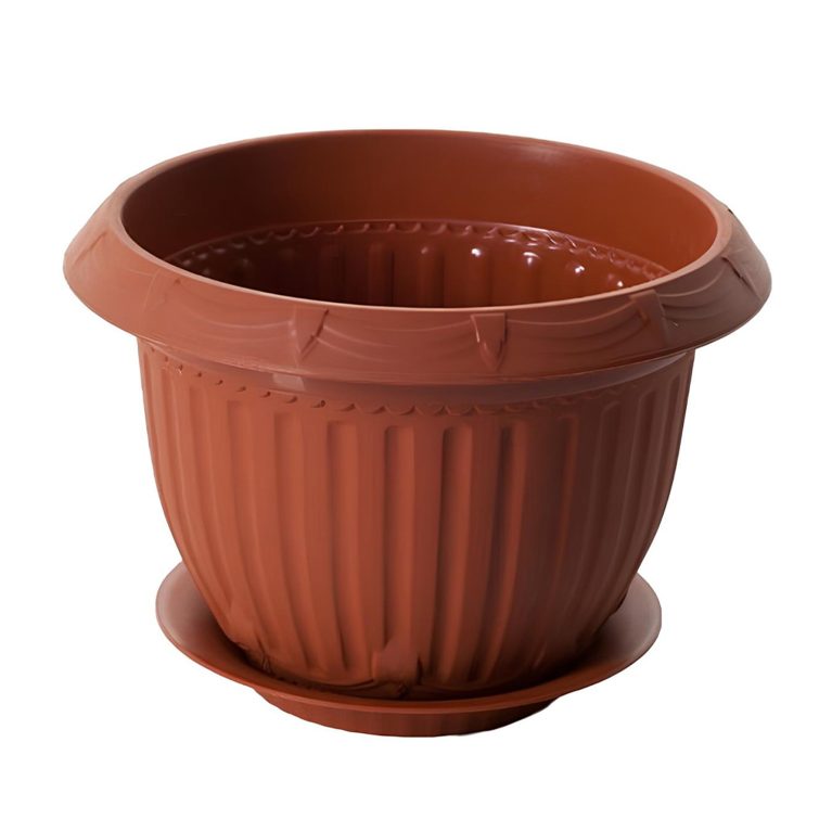 Кашпо Байкал (6л) терра с поддоном 1,5 (Ангарск)