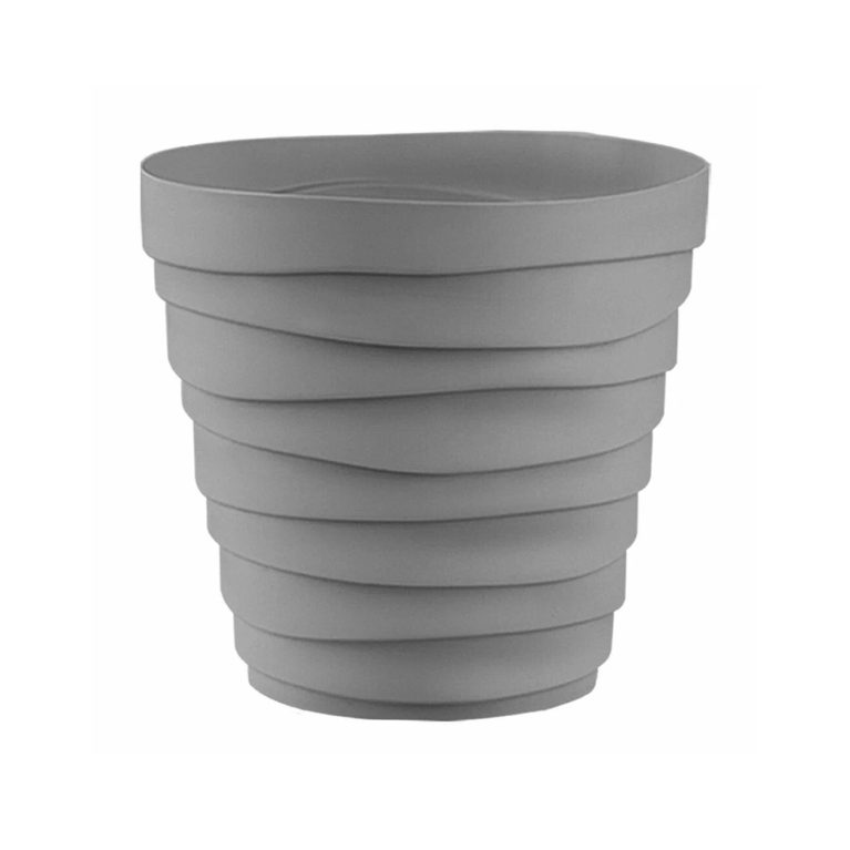 Кашпо БАРХАН 1.4л, серый-жемчуг, КШ4337