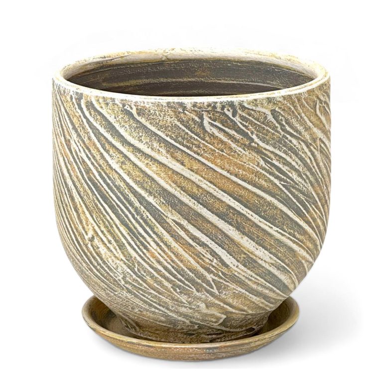 Кашпо Безе пастель овал 18 см