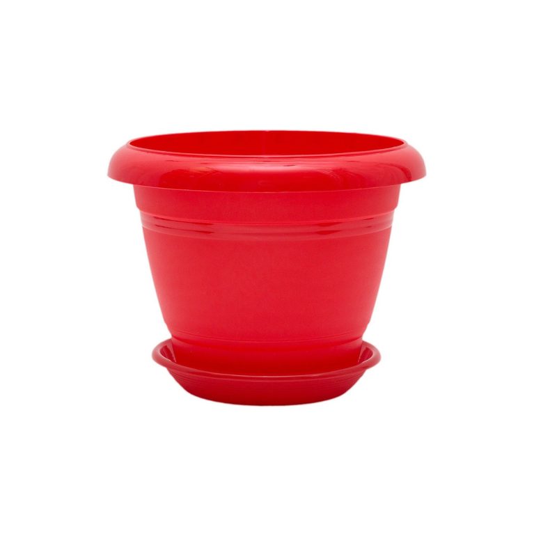 Кашпо ФЕСТОНА для орхидей 2,1л красный ТАРАС