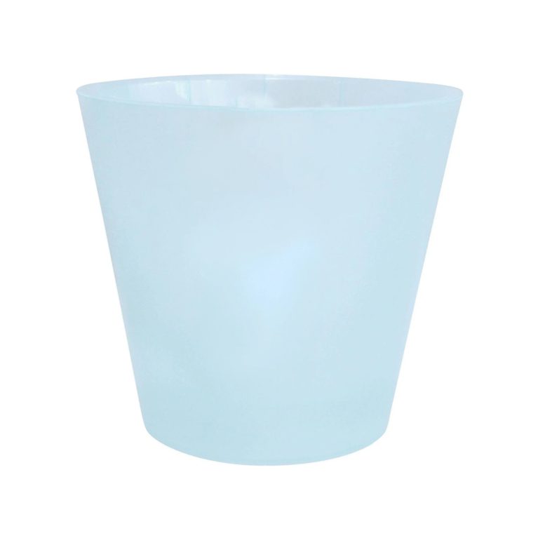 Кашпо ФИДЖИ для орхидей, 1,6л, прозрачно-голубое