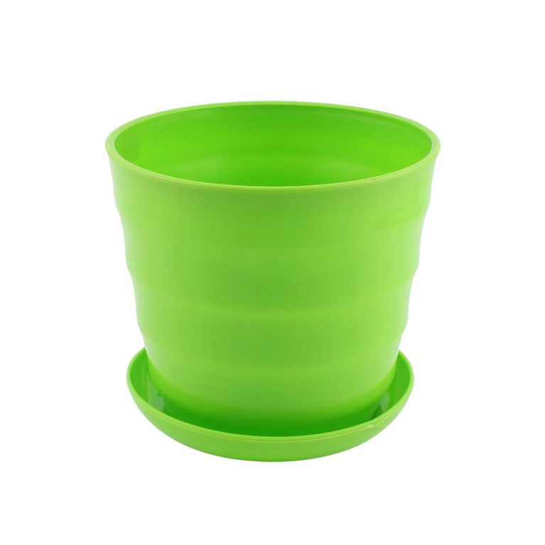 Кашпо ЛАУРА, 0,7л зеленый