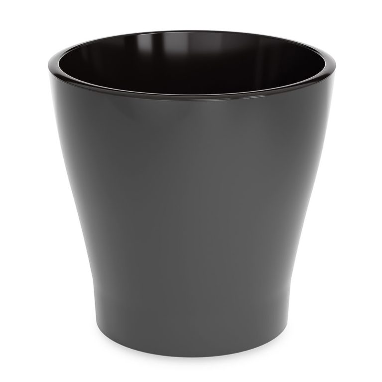 Кашпо ЛЕЯ 10л графитовый