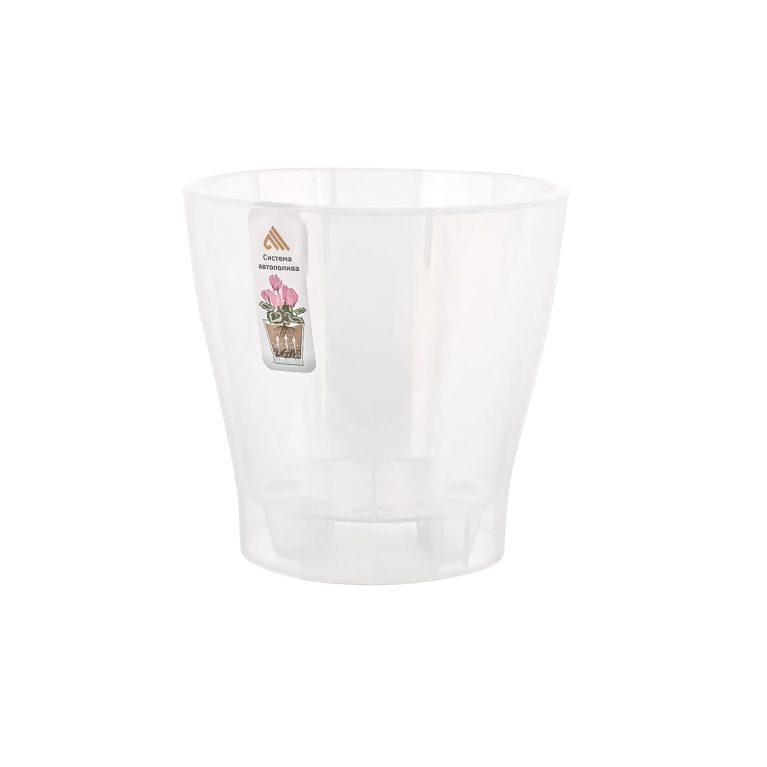 Кашпо ЛЕЯ 2,2 л, прозрачное