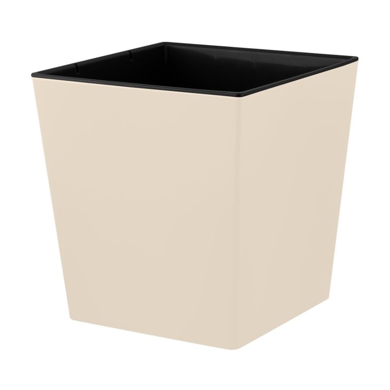 Кашпо LONDON Cube, 301х301х314мм 22л Калифорнийский миндаль