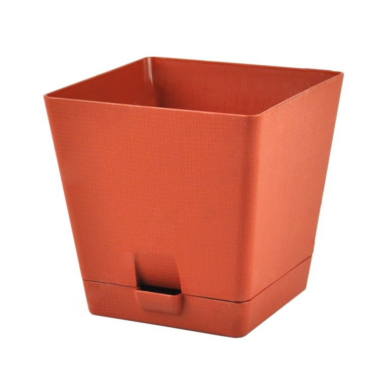 Кашпо LP квадрат с поддоном 2л ТЕРРА