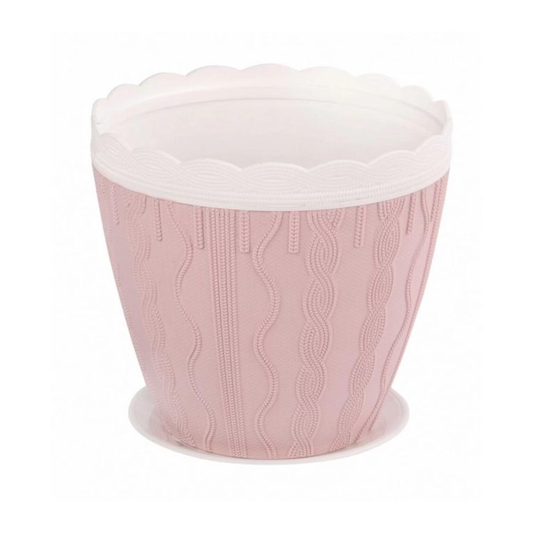 Кашпо Меланж 1,5л розовый