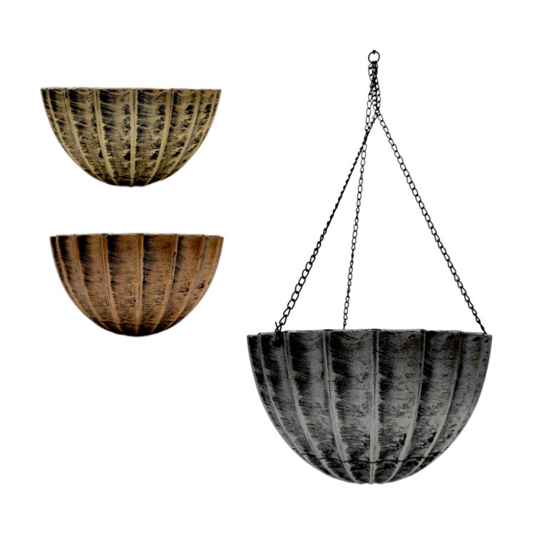 Кашпо подвесное РАКУШКА MS2214 h15 d27 см