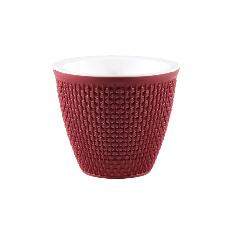 Кашпо РОТАНГ 1.6л бордо КШ6467