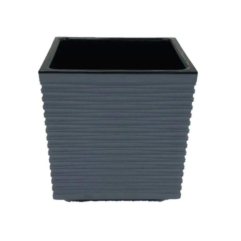 Кашпо СТИЛЬ, 3 л, светло-серый, с вкладышем