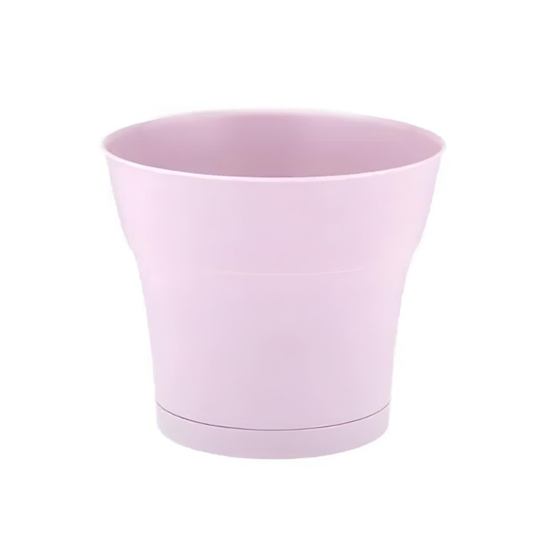 Кашпо Тоскана, 2.25л, сирень, с поддоном, 5Plast