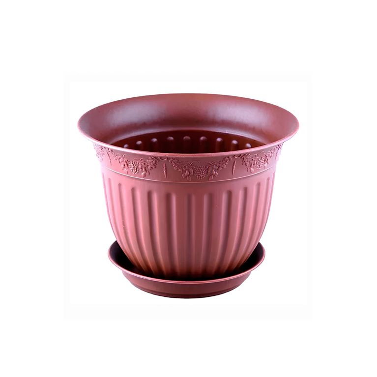 Кашпо ВИНОГРАД терракот 130