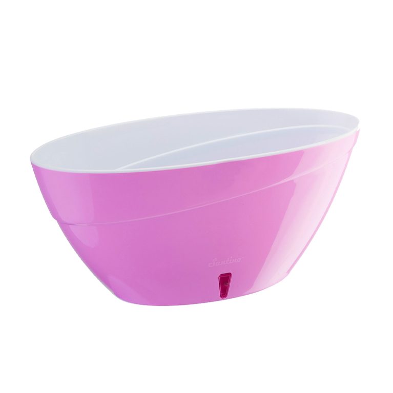 Вазон КАЛИПСО, 2 л, лаванда-белый