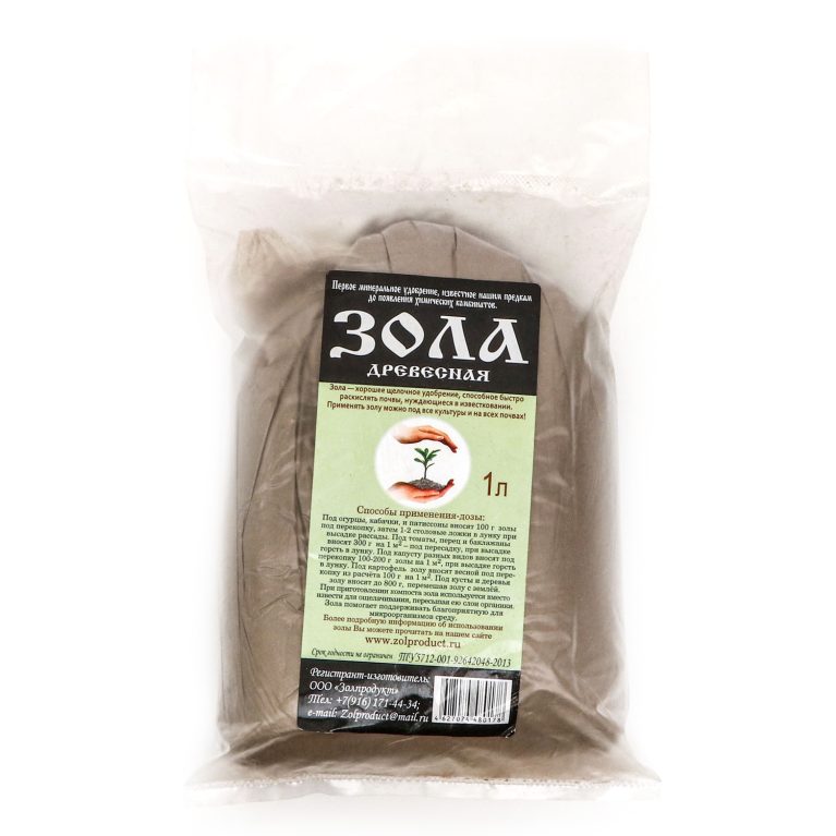зола древесная